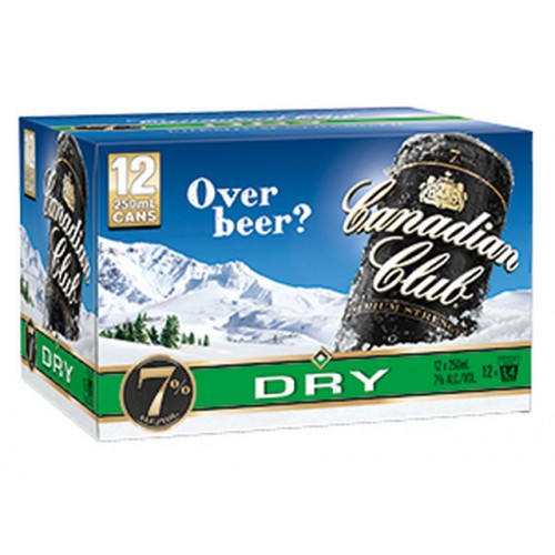 Canadian C &Dry 7% 12x250C