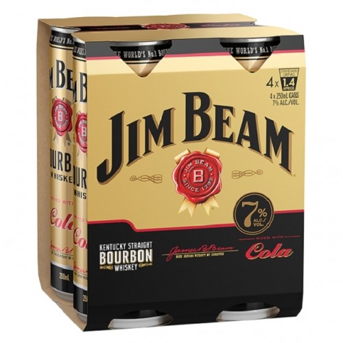 Jim Beam Gold 7% 4x250C