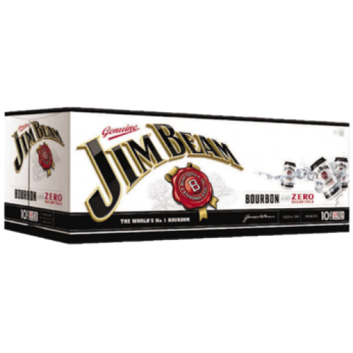 Jim Beam & Zero 4.8% 10x330C