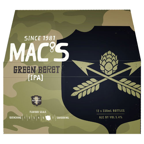 Macs Green Beret IPA 12x330B