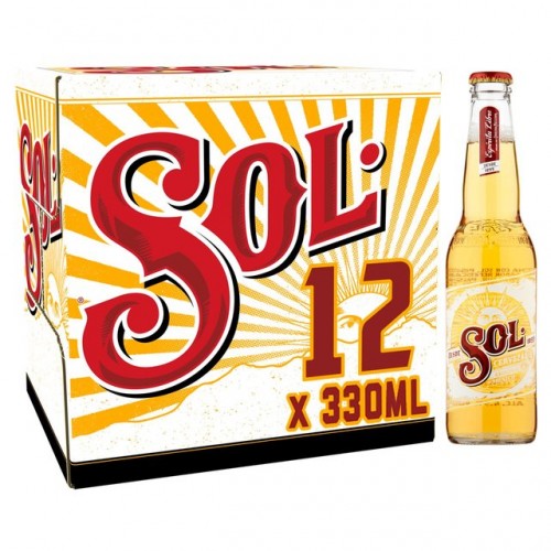 Sol Mexican Beer 12x330B