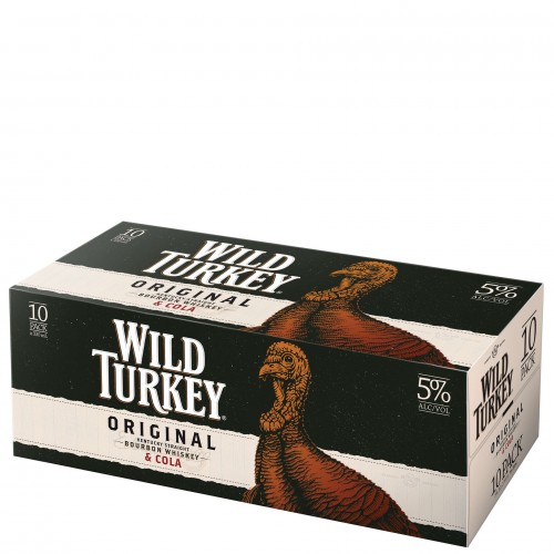 Wild Turkey & C 5% 10x330C